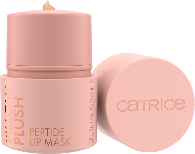 Catrice Pillow Plush Peptide Lip Mask, máscara labial hidratante com peptídeos.