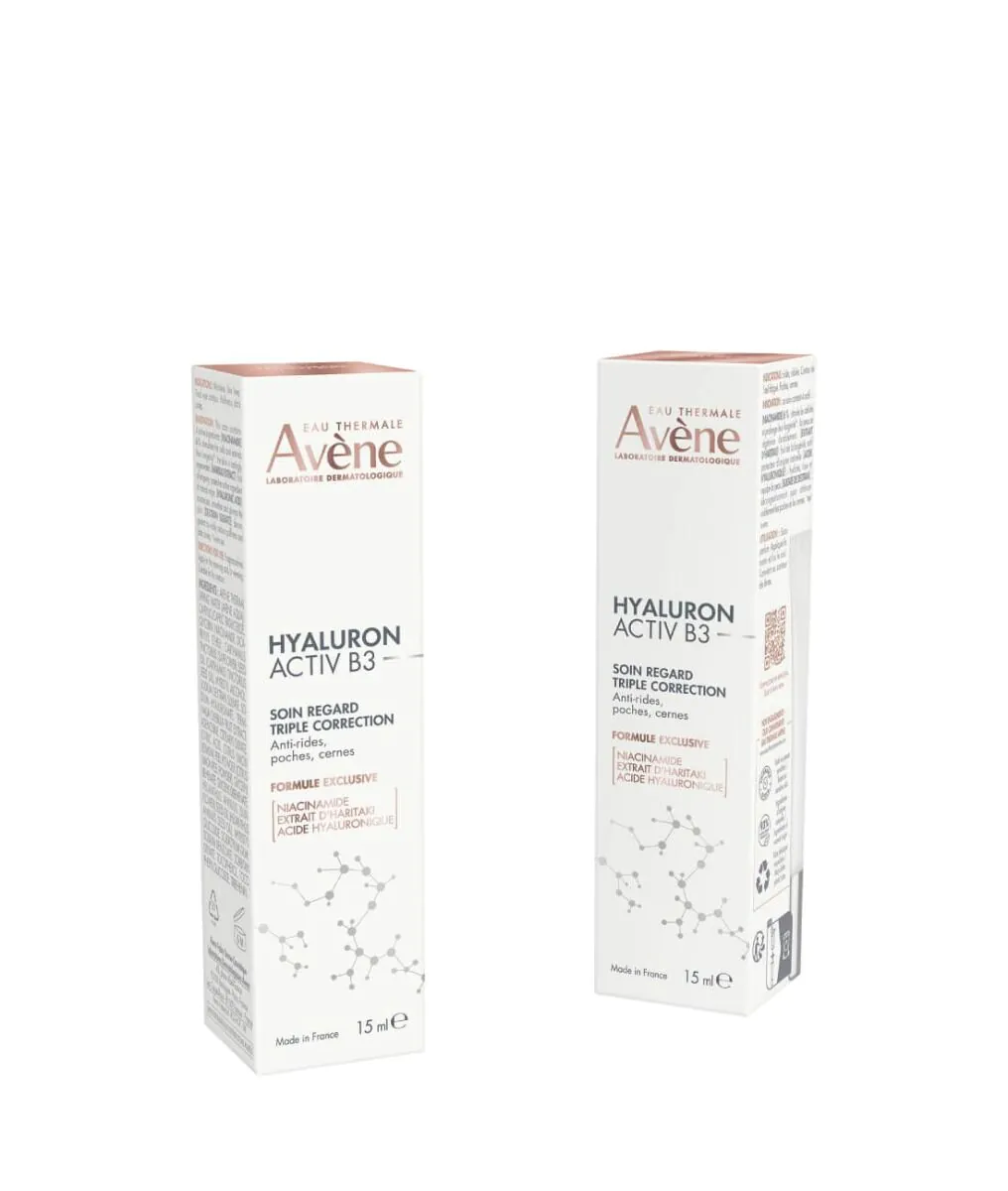 Avène Hyaluron Activ B3 Krem pod oczy o potrójnym działaniu korygującym