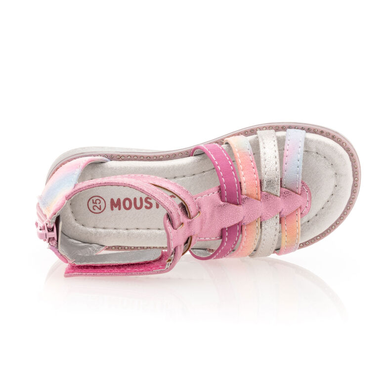 Sandale / Pantofi cu vârful deschis pentru fete, multicolore