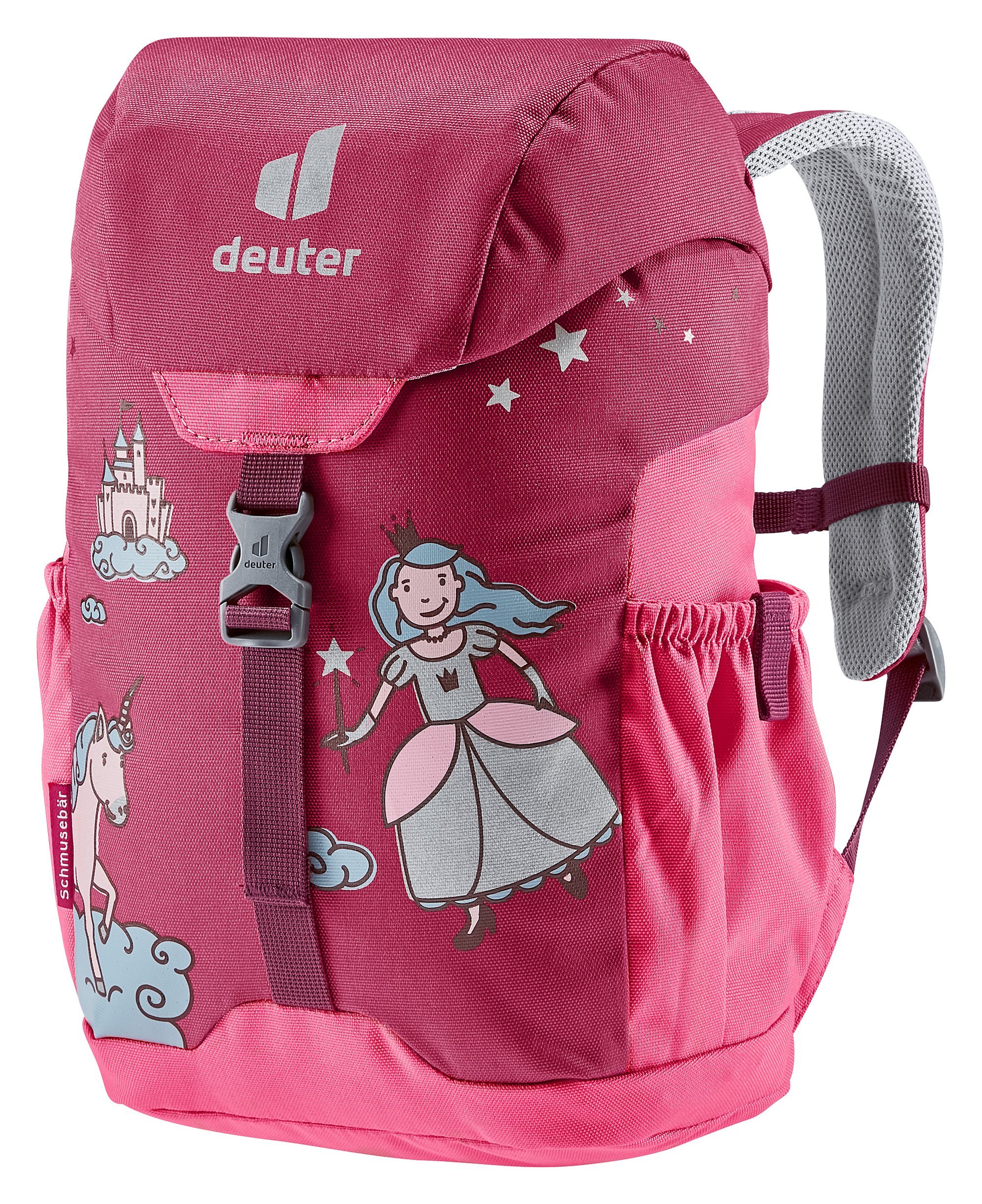 Deuter knuffelbeer unisex - rugzak - robijnrood felroze
