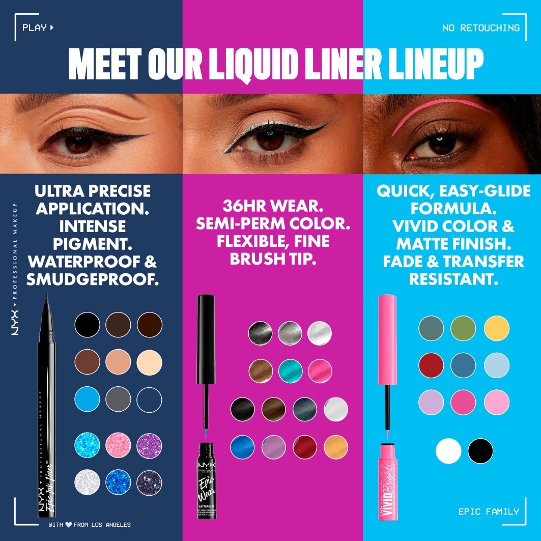 Očná linka NYX Professional Makeup Epic Ink – 1 ml