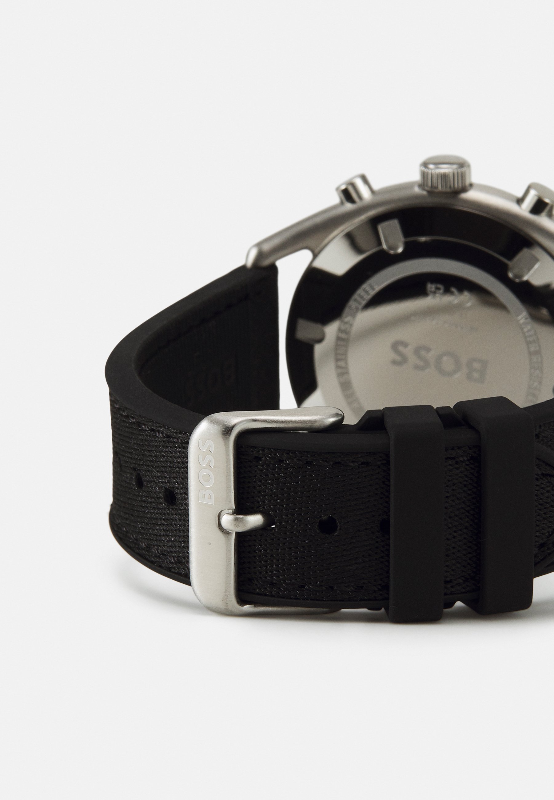Hodinky BOSS Chronograf - černé