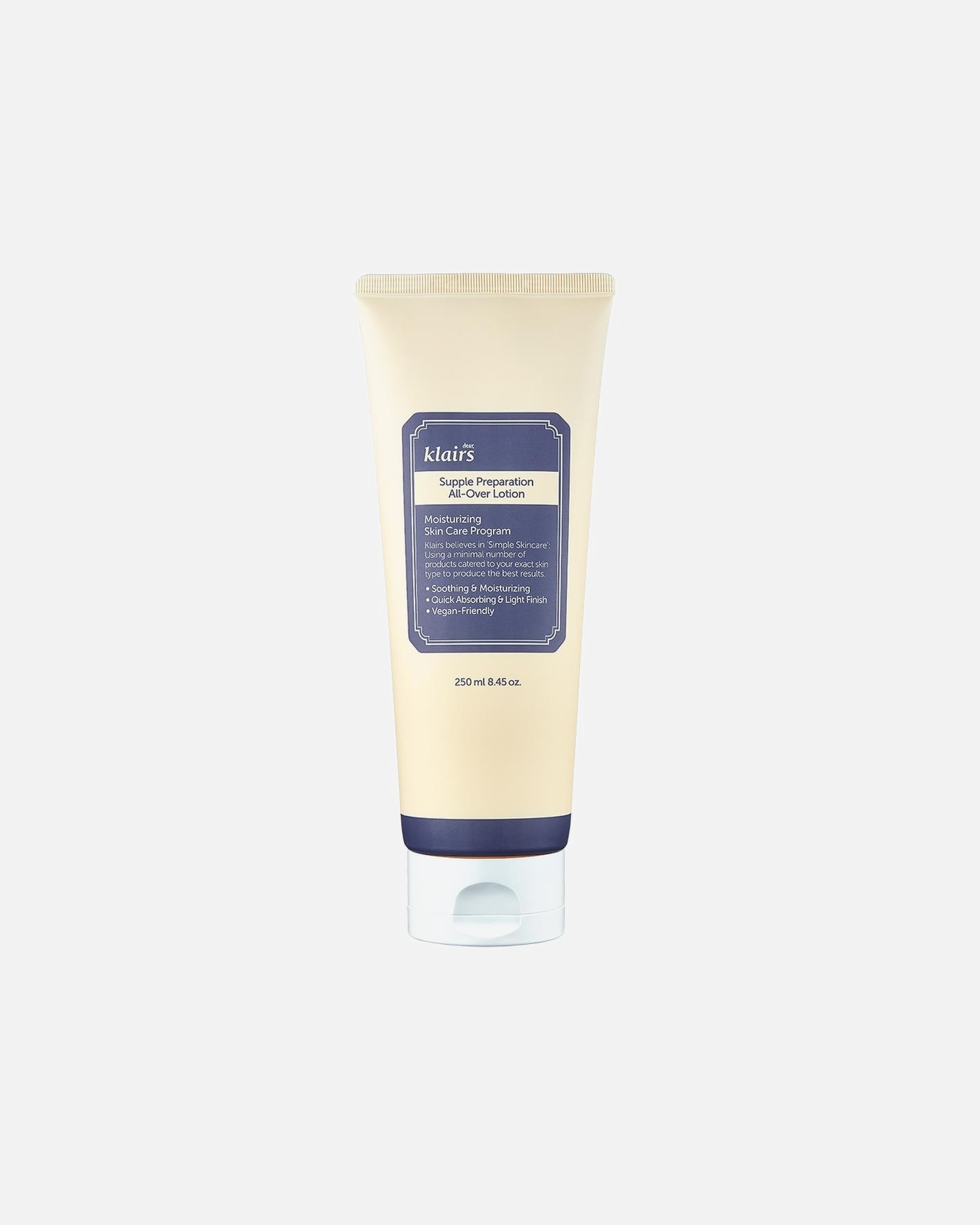 Lotion visage Dear Klairs – Soin lissant pour tout le corps – 250 ml