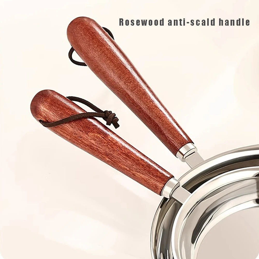 Casserole en acier inoxydable 316, poêle à œufs, mini-soupe, casserole à lait, ustensile de cuisine résistant aux brûlures, accessoires de cuisine