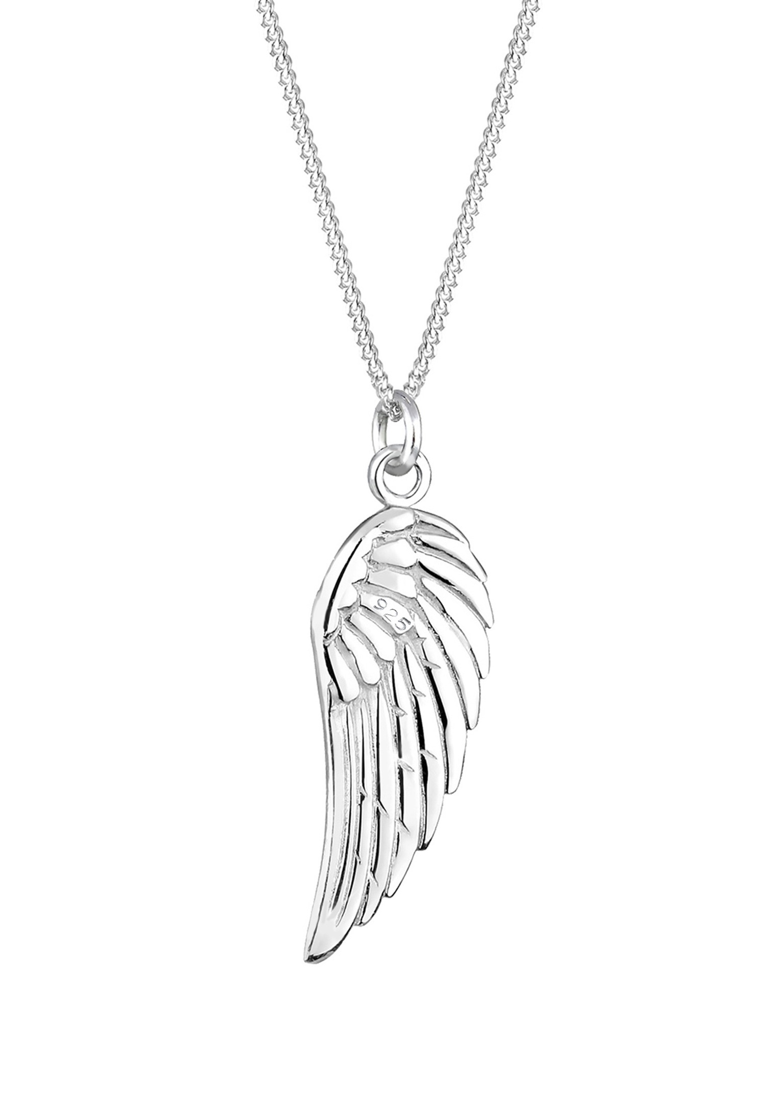 Elli Femmes Ange Pendentif Ailes Symbole Tendance Boho en Argent Sterling 925