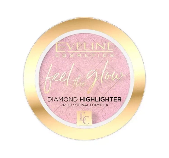 Eveline Cosmetics Feel The Glow rozświetlacz do twarzy 03 Rose Gold 4,2 g