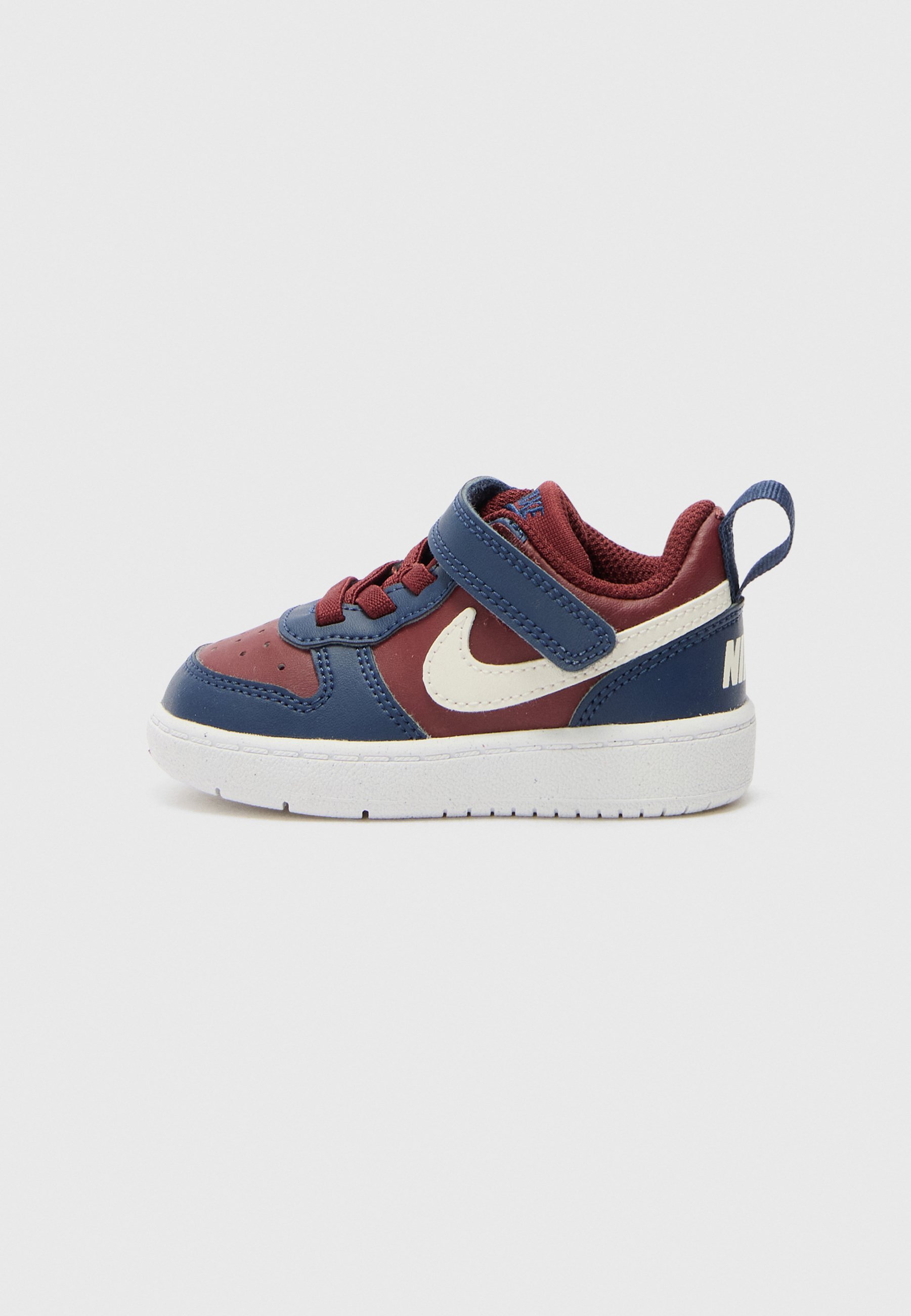 Nike Sportswear COURT BOROUGH LOW RECRAFT UNISEX - Sneakers - donker teamrood/zacht parelmoer/middernachtblauw/wit