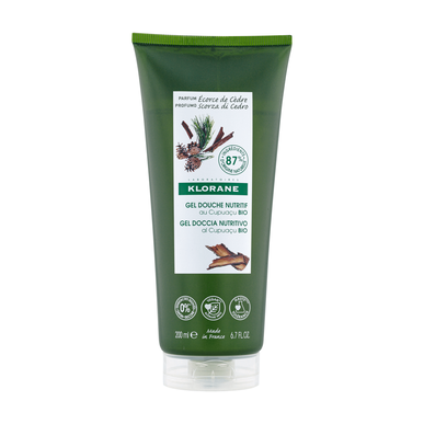 Klorane Cupuaçu BIO Nourishing Shower Gel Cèdre Kosteuttava ja ravitseva suihkugeeli Cedro 200 ml 200 ml