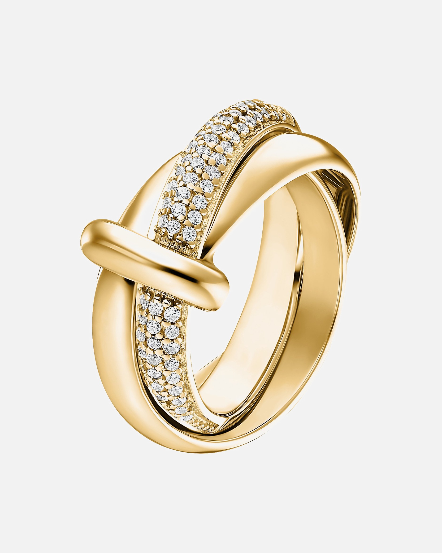 Jette Bagues or jaune