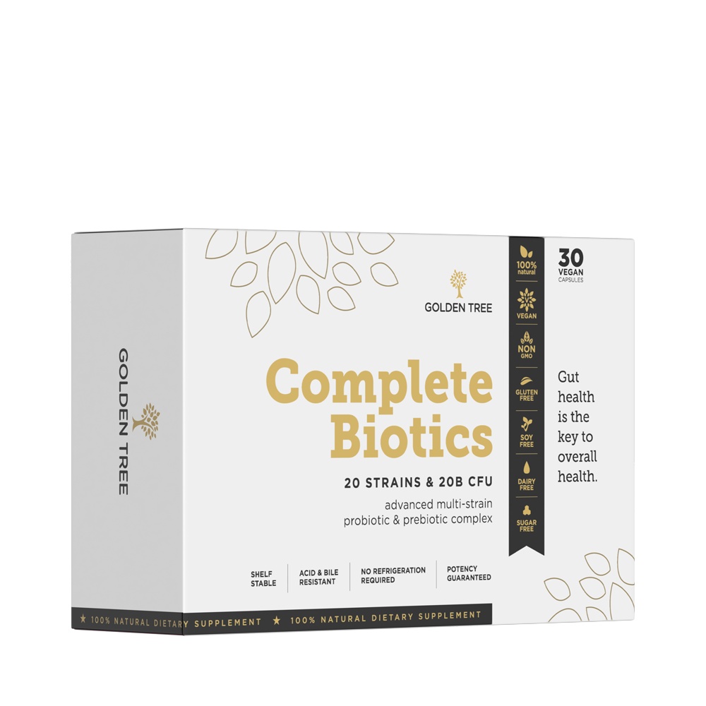Golden Tree uztura bagātinātājs Complete Biotics - 30 kapsulas