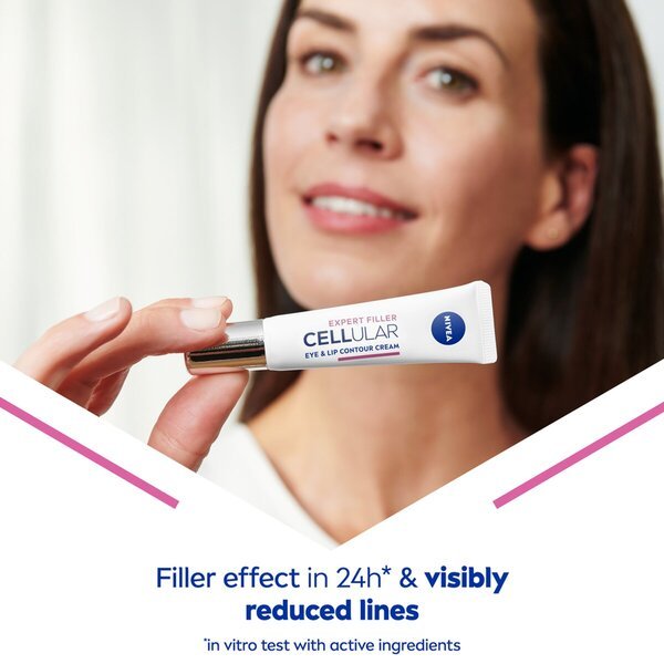 NIVEA Cellular Expert Filler krema protiv starenja za područje oko očiju i usana 15 ml - Zrela koža
