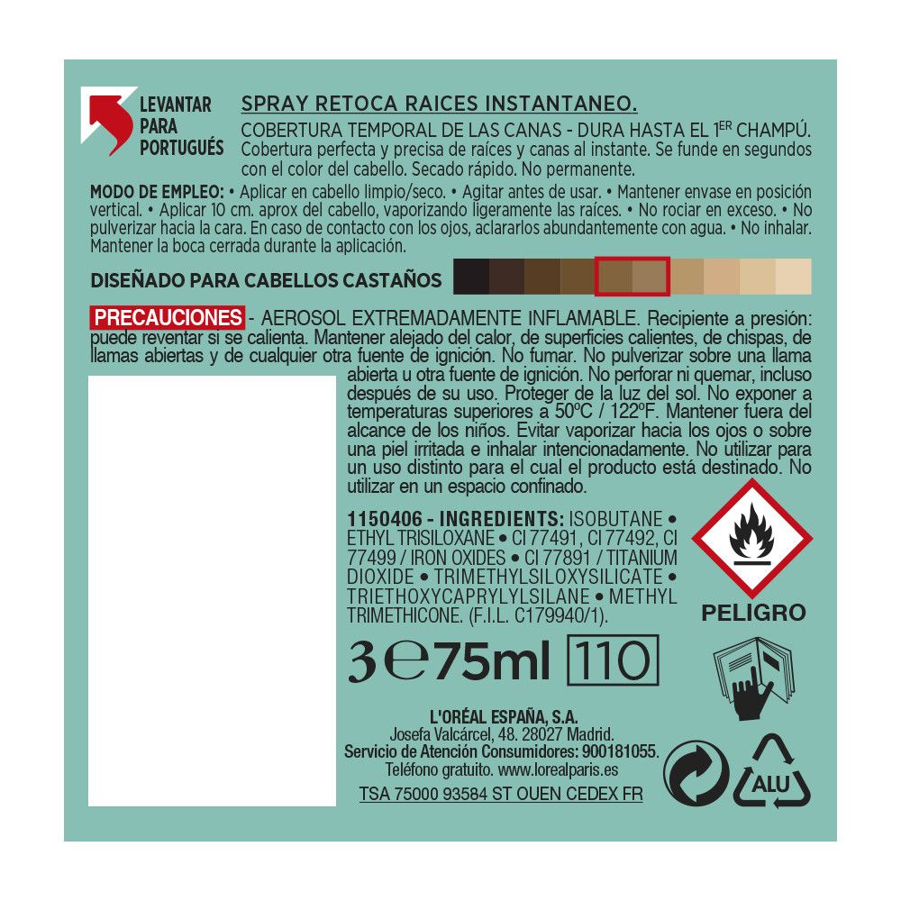 „Magic Retouch Spray“ retušuojantis plaukų dažai šaknims
