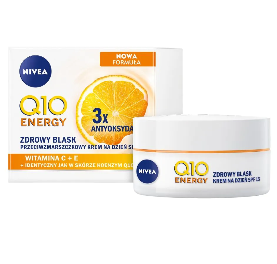 Nivea VisageQ10 PlusC Odmłodzona + Pełna Energii Cera Przeciwzmarszczkowy Krem na dzień