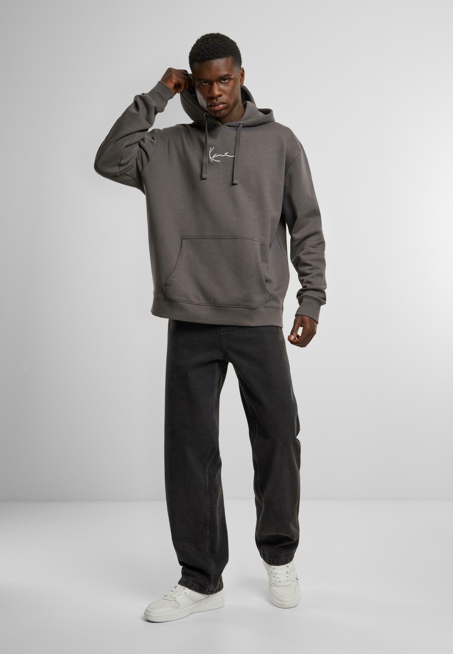 Karl Kani SMALL SIGNATURE ESSENTIAL - Hoodie - antraciet