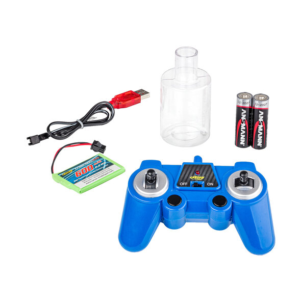 Távirányítású Mercedes-Benz víztartálykocsi, kék