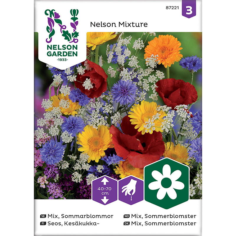 Nelson garden Fröblandning Sommarblommor