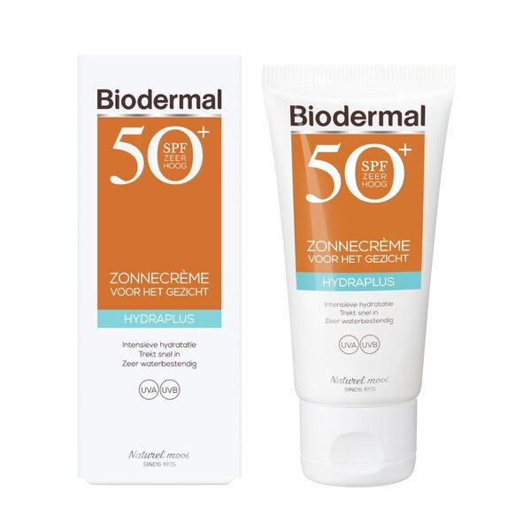 Biodermal Hydraplus SPF50+ krema za sunčanje za lice 50ml