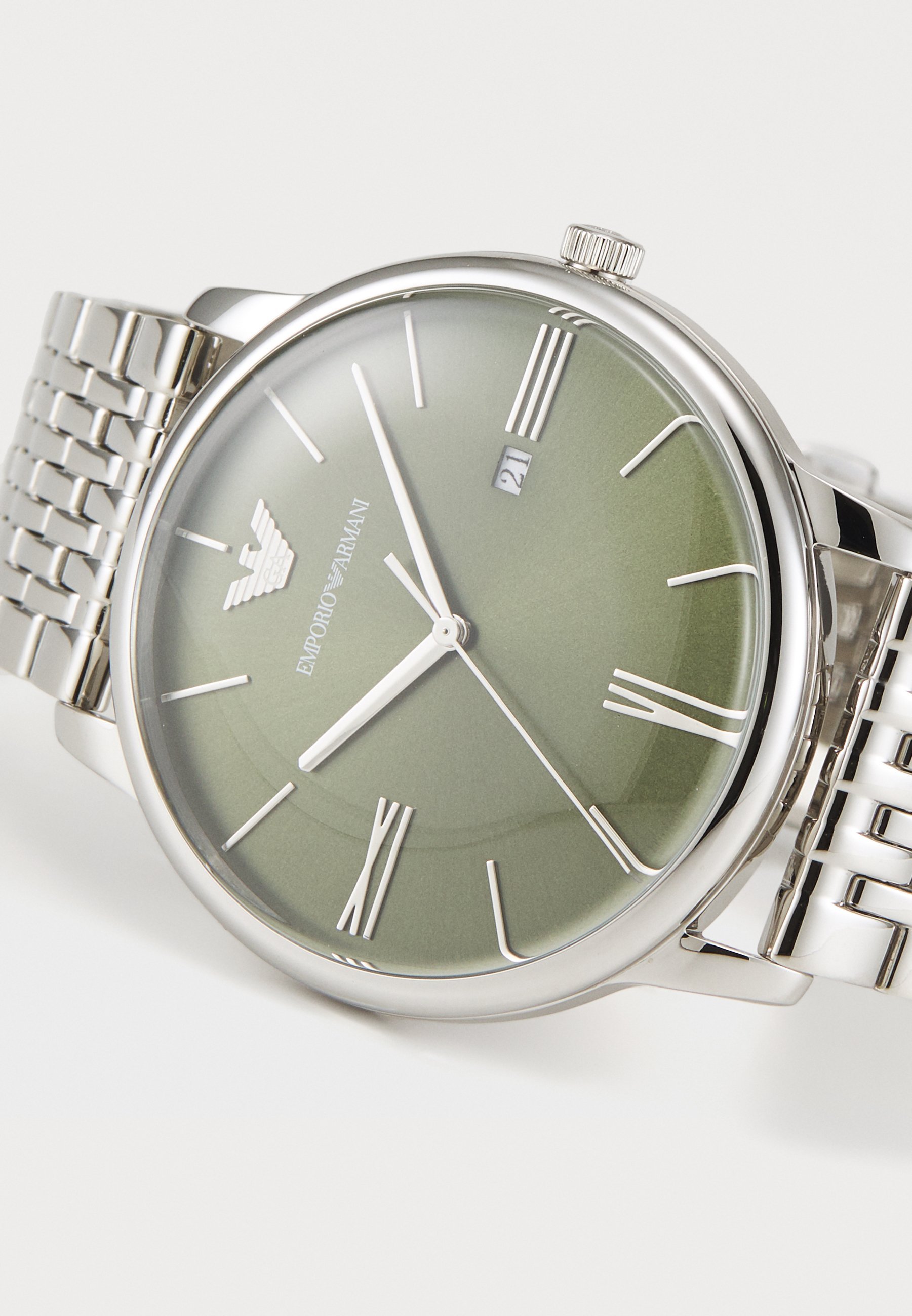 Emporio Armani MINIMALIST - Klokke - silver-coloured