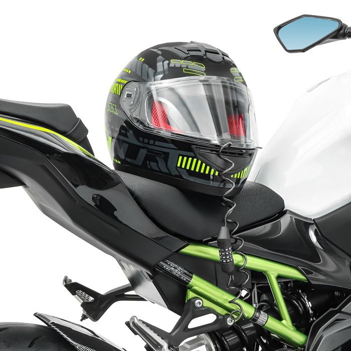 Cadeado para capacete de motocicleta Tourtecs HS1 preto / Cadeado de combinação