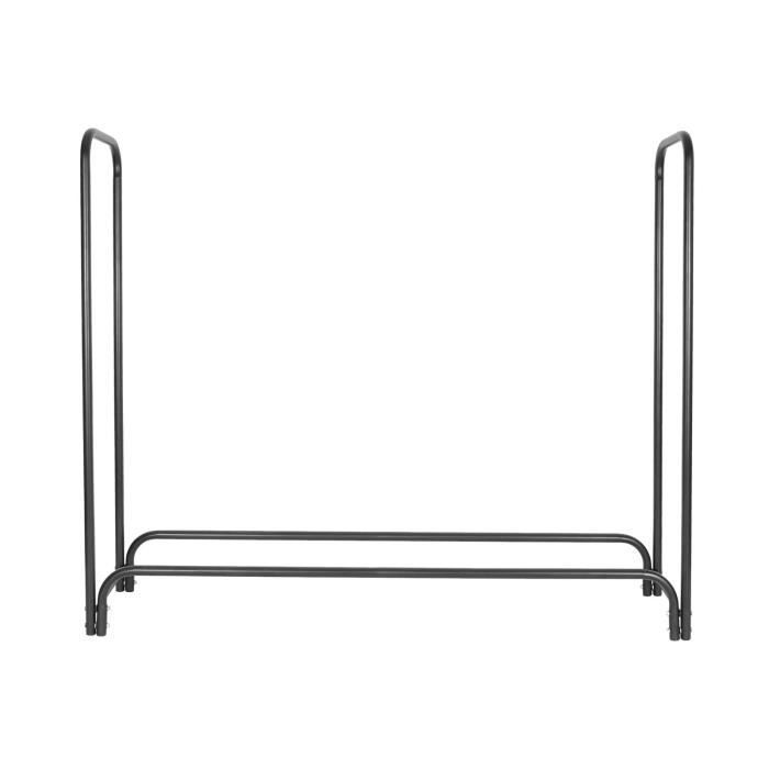 Soporte para leña - Bc-elec - HMFR-05 - Acero galvanizado - 150x35x120cm - Color antracita