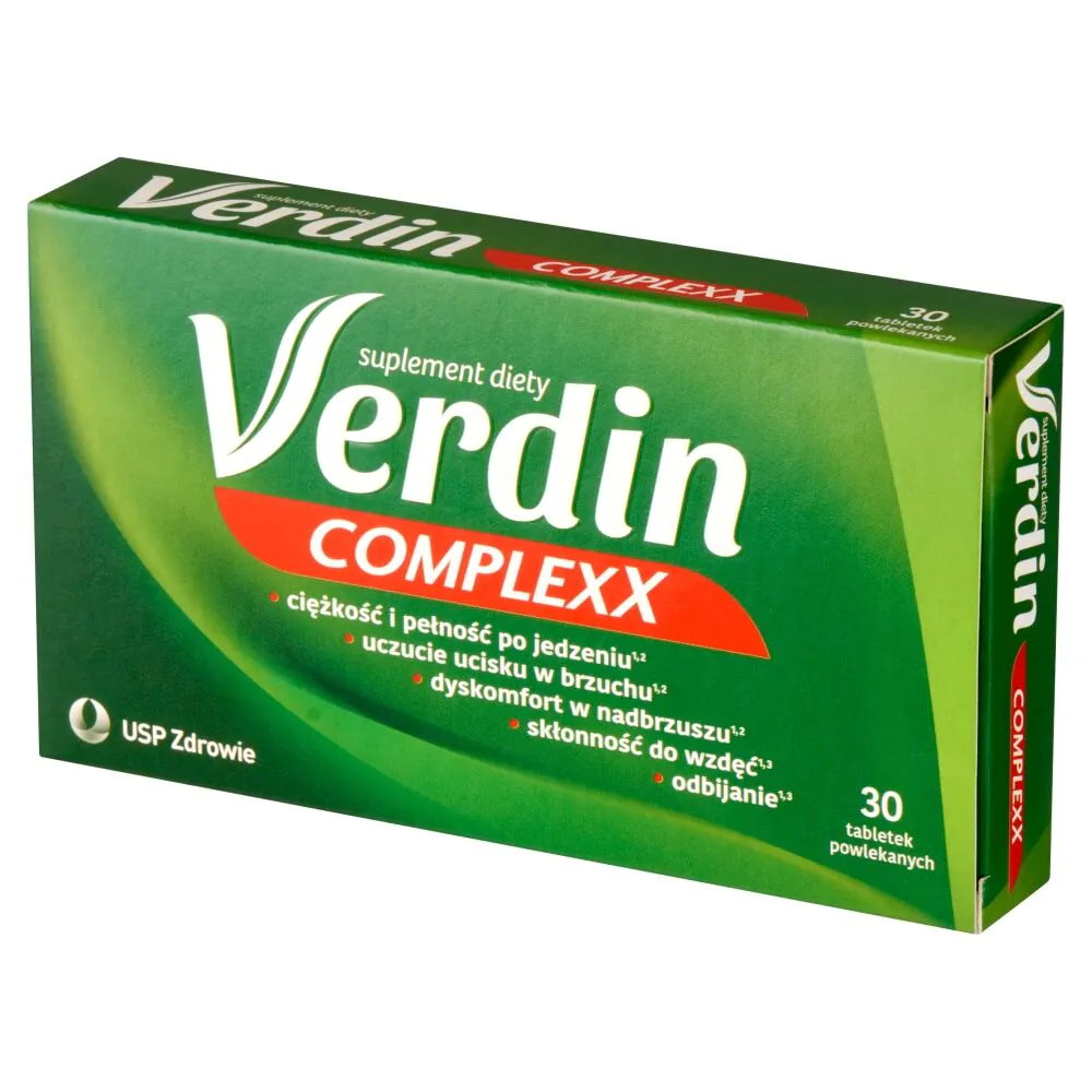 Verdin Complexx, Suplement diety wspierający trawienie, Tabletki