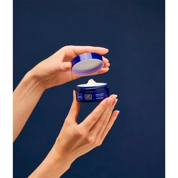 NIVEA Q10 Power Sensitive nočný krém proti vráskam<br>50ml - Citlivá pleť