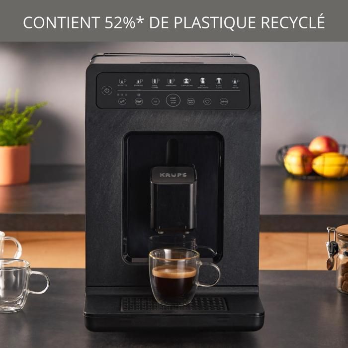 GERENOVEERDE KRUPS, Automatische bonen-tot-kop koffiemachine, 2 dranken tegelijk