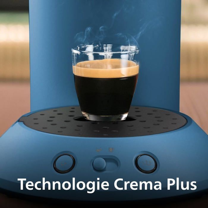 Macchina da caffè a capsule PHILIPS Senseo Original Plus, selezione dell'intensità del caffè, tecnologia Coffee Boost, 2 tazze