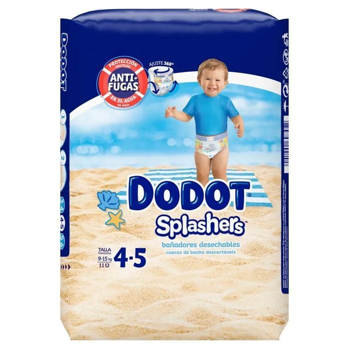 Couches-culottes de bain - Dodot - Splashers T4-5 - Anti-fuites - Ajustement confortable - Multicolore