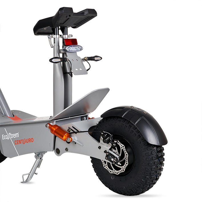 CENTAURO LEGAL ELEKTRISCHE SCOOTER, GRIJS, MET ZITTING EN XXL LCD-SCHERM