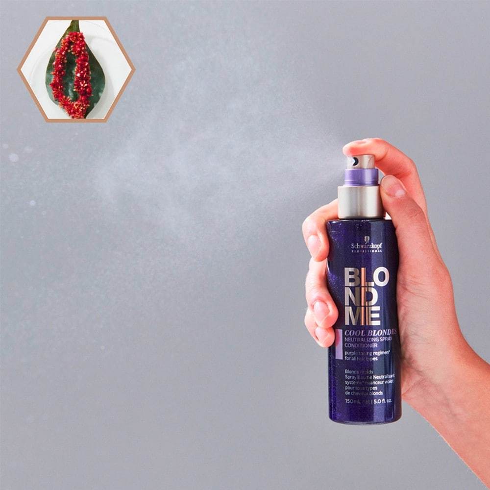 Schwarzkopf Professional BLONDME vēso blondo matu neitralizējošais sprejs nenoskalojamiem matiem - 150 ml