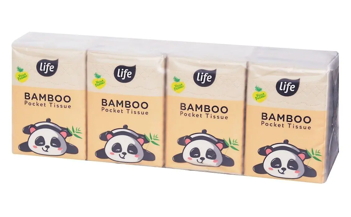 Life Bambusowe Chusteczki Higieniczne
