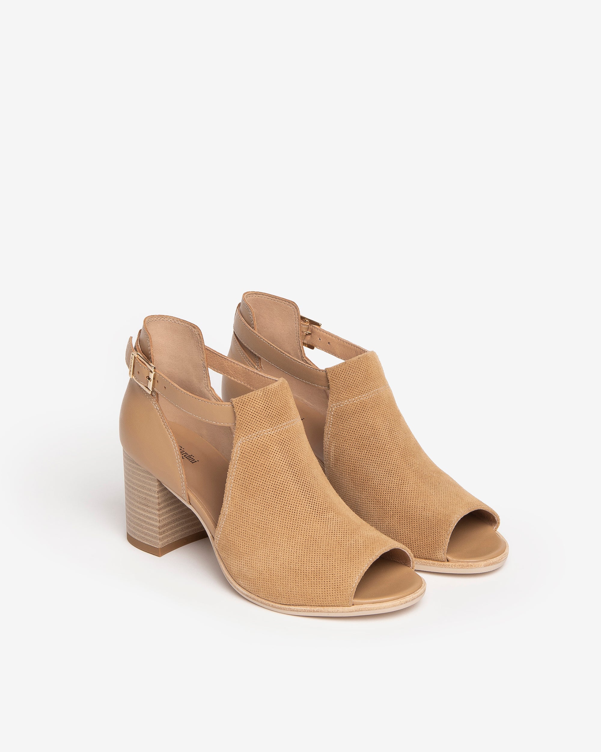  Damen-Ankle-Boots aus Leder und Wildleder