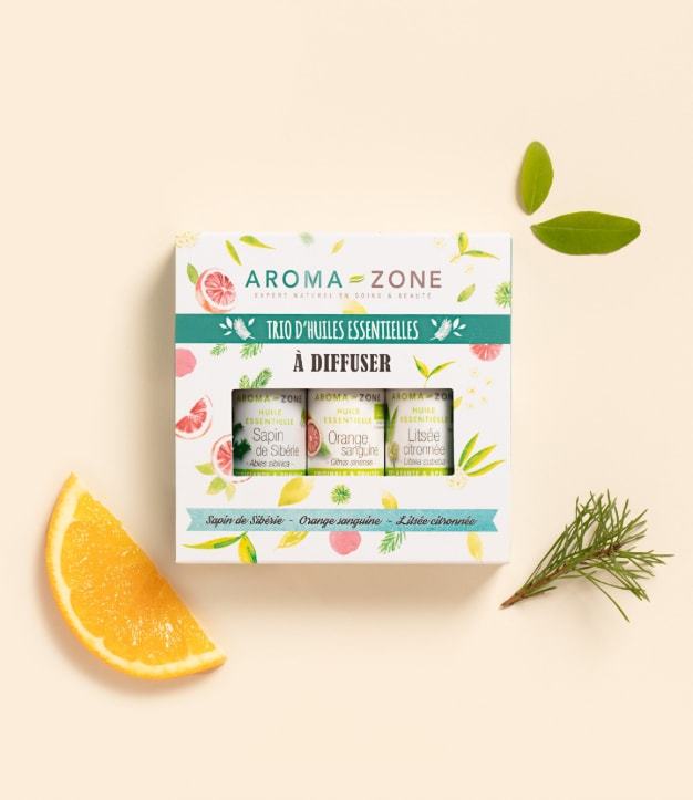 Set de tres aceites esenciales para difusor