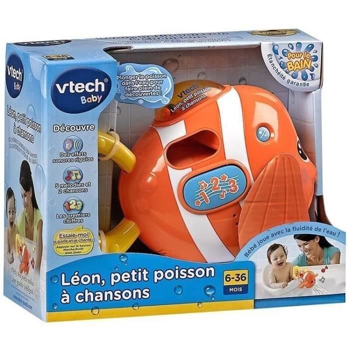 VTECH BABY Badspeelgoed - Leon, het kleine zingende visje