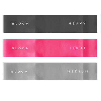 Sada elastických sportovních pásů Bloom Beauty (3 kusy)