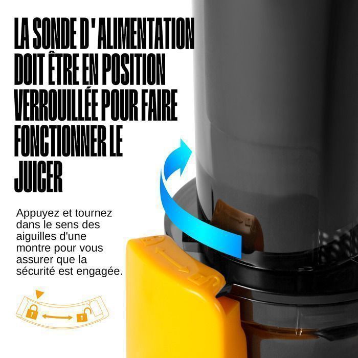 Juicer - VENTRAY - Ginnie - Compact - 100 Watt - Yellow
