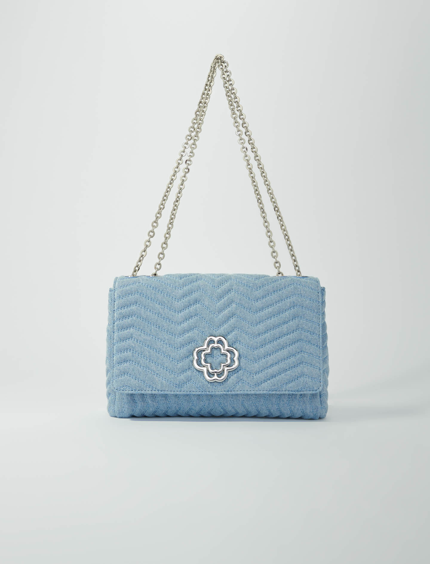 Cloverbloom farkkulaukku - Denim Blue