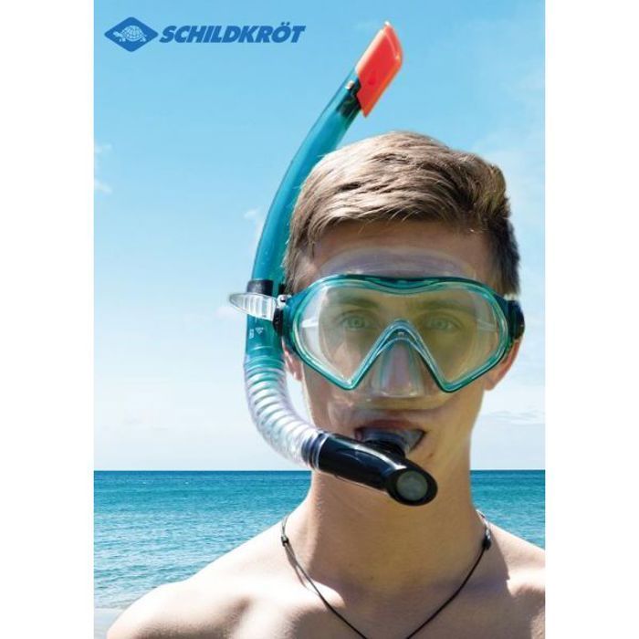Kit de mergulho - SCHILDKRÖT - Cayman - Máscara, snorkel e nadadeiras - Tamanhos 37-42/43-47 - Unissex