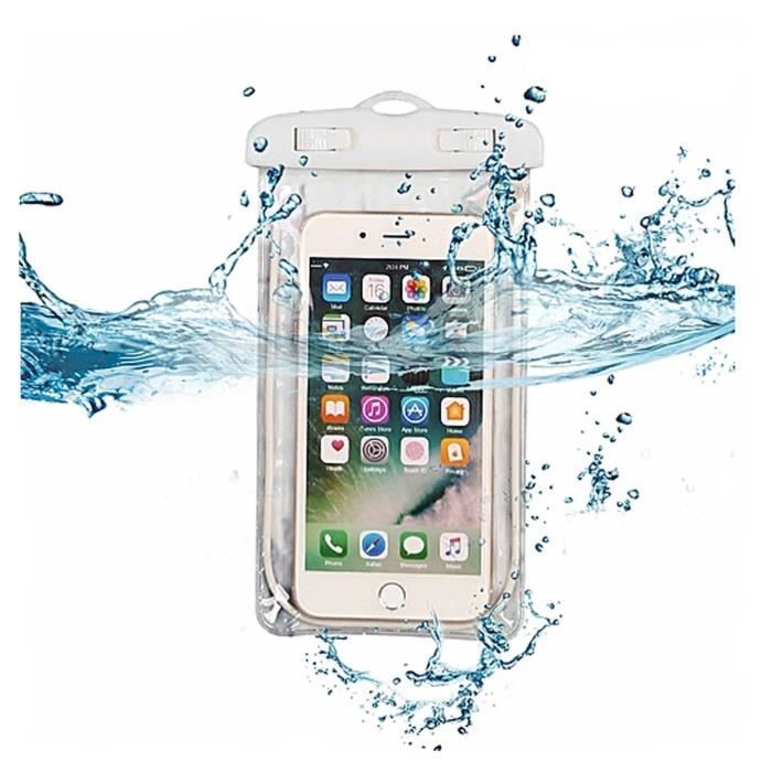 Funda/bolsa flotante impermeable, blanca, para Xiaomi Redmi 8 de 6,22