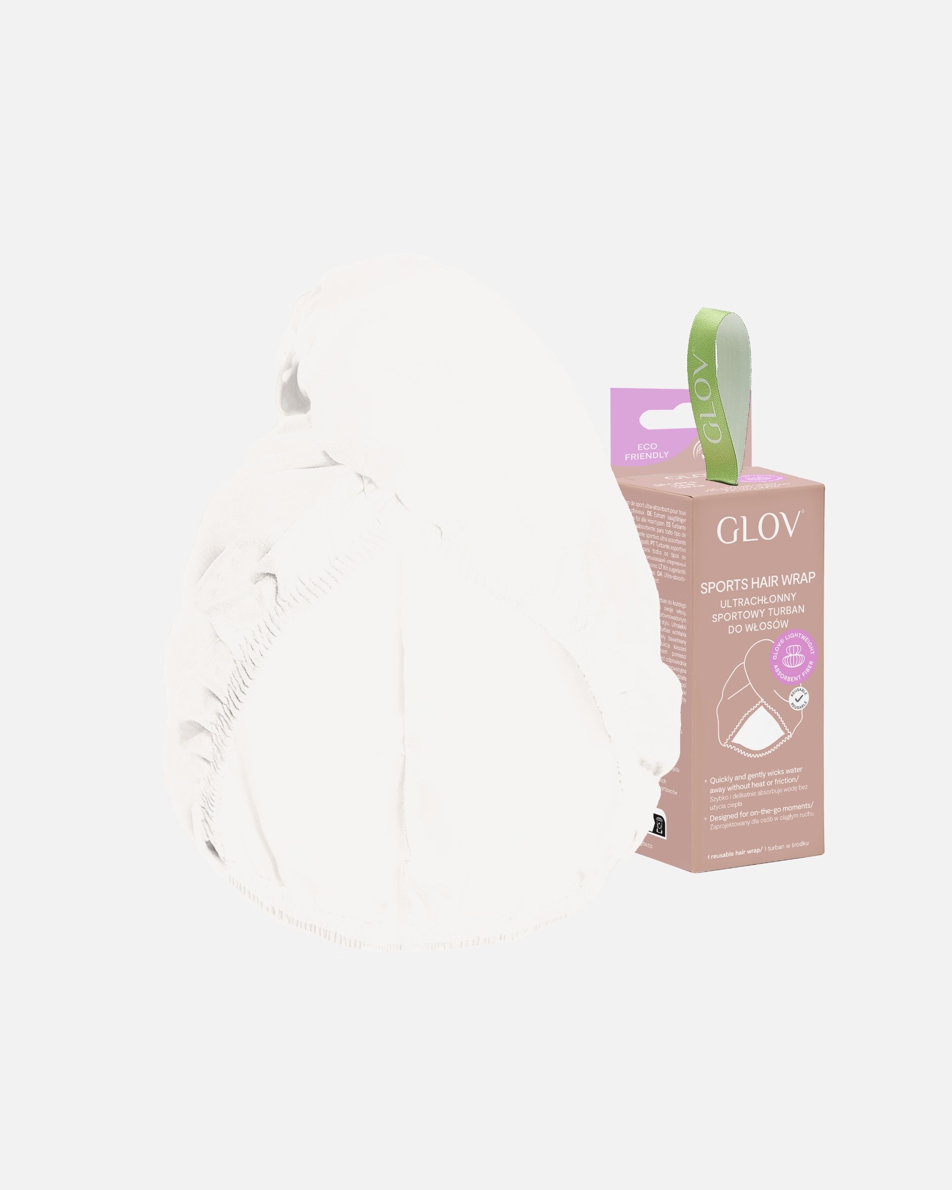 GLOV Haaraccessoire Haarband Sport Weiß - 1 Stück