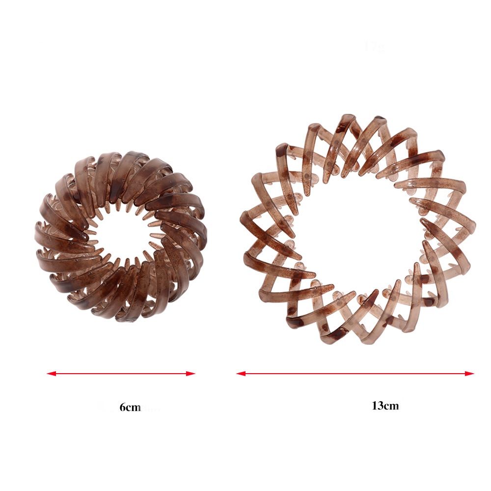 Gumka spiralna do włosów SOHO Pesca do kucyka - 1 sztuka