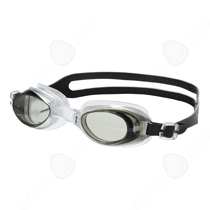 Gafas de natación C de 16,5 x 3,5 cm, HD, impermeables y antivaho, para adultos, fabricadas en silicona hipoalergénica. De una sola pieza.