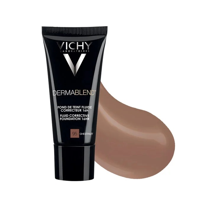 VICHY Vichy Dermablend Fond de Teint Fluide Correcteur 16h 95 Noisette 30 ml