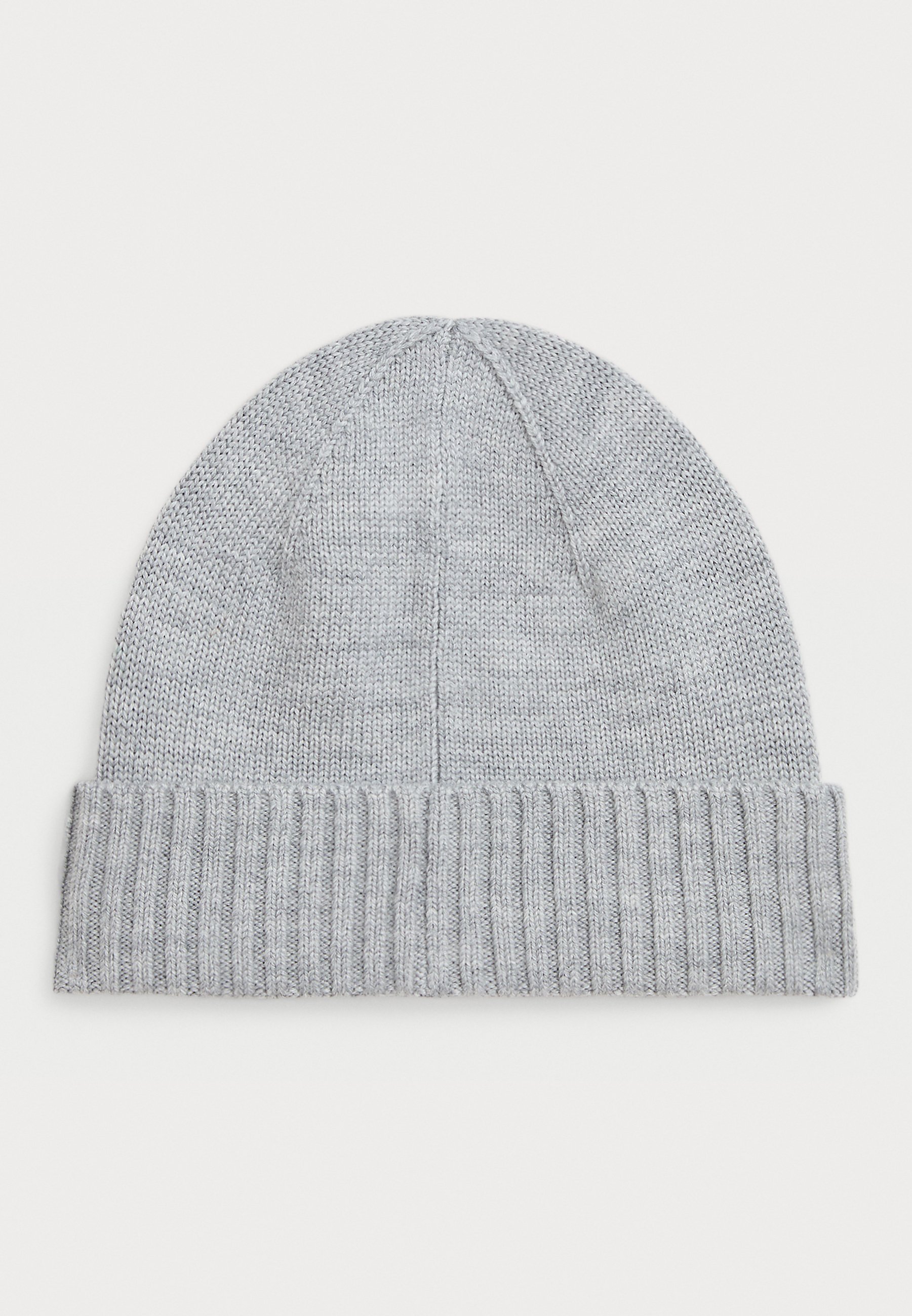 Bonnet en laine Polo Ralph Lauren unisexe - Gris clair chiné