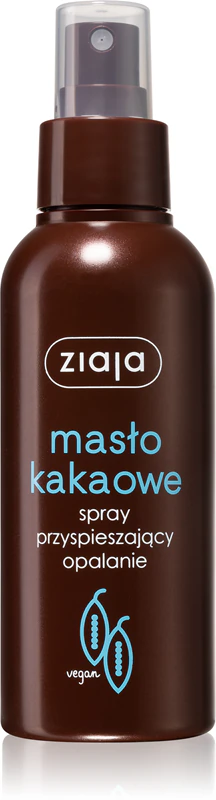 Спрей-прискорювач засмаги Ziaja з маслом какао