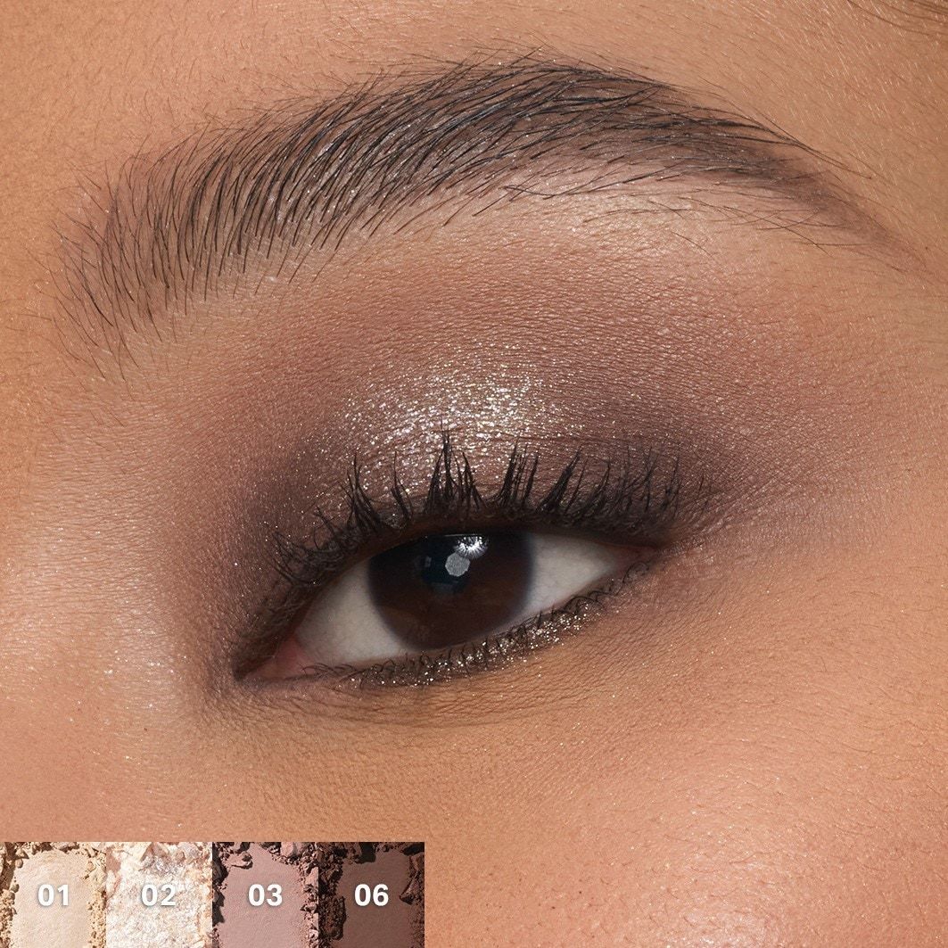 Paleta očných tieňov Morphe Rich Glitch (6 kusov) – 7,5 g