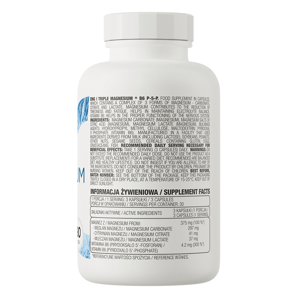 OstroVit Triple Magnesium + B6 P-5-P