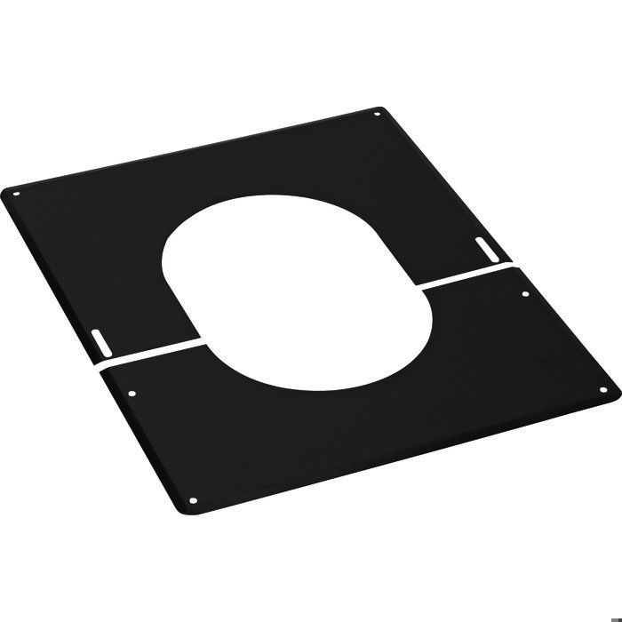 Placa de acabado - TEN - DUOTEN - De 0 a 30 grados - Diámetro 200 mm - Negra