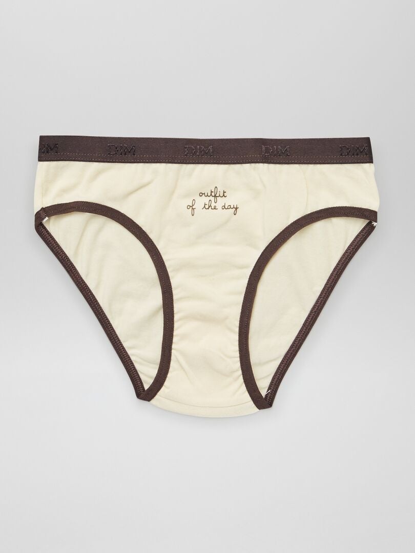 Set van 3 'DIM' slips - BEIGE